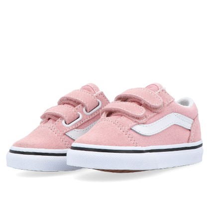 Vans Td Old Skool V Powder Pink/true White