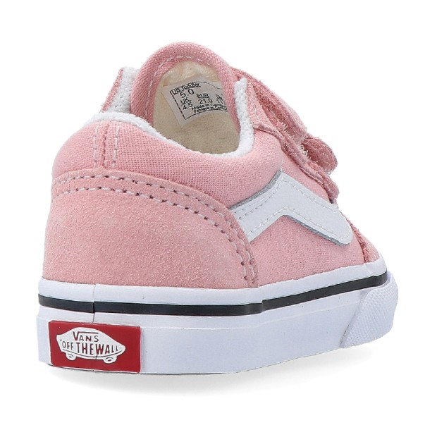 Vans Td Old Skool V Powder Pink/true White