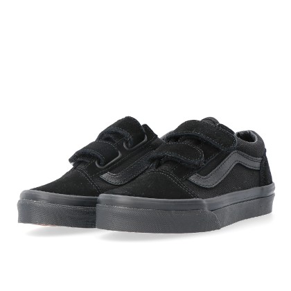 Vans Old Skool V Black Black Vans Old Skool V Black Black