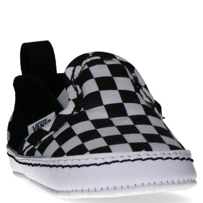 Vans Slip-on V Crib (checker) Black/true W Vans Slip-on V Crib (checker) Black/true W