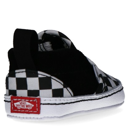 Vans Slip-on V Crib (checker) Black/true W Vans Slip-on V Crib (checker) Black/true W