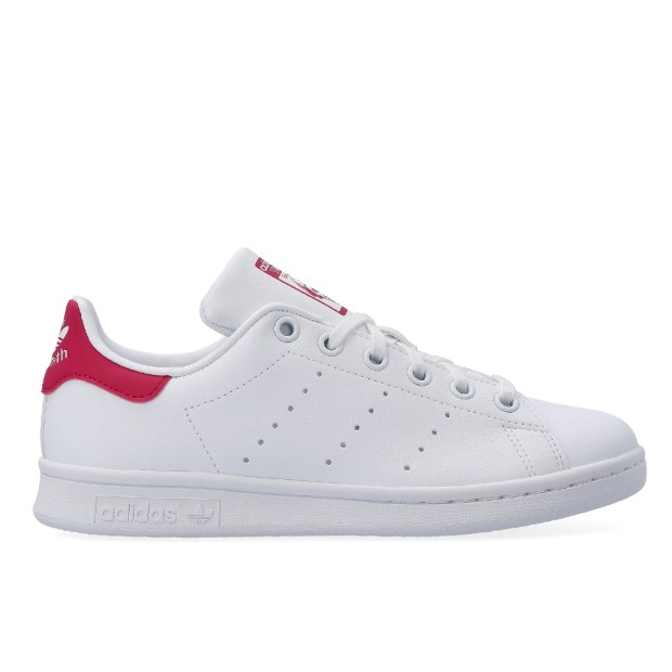 Sapatilha Adidas Stan Smith J  Ftwwht/ftwwht/bopink