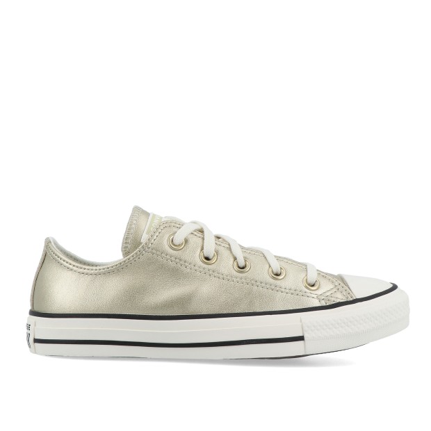 Sapatilha Converse Ctas Ox Metallic Light Gold/egret/black