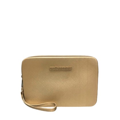 Cubanas Mala Clutch Gold