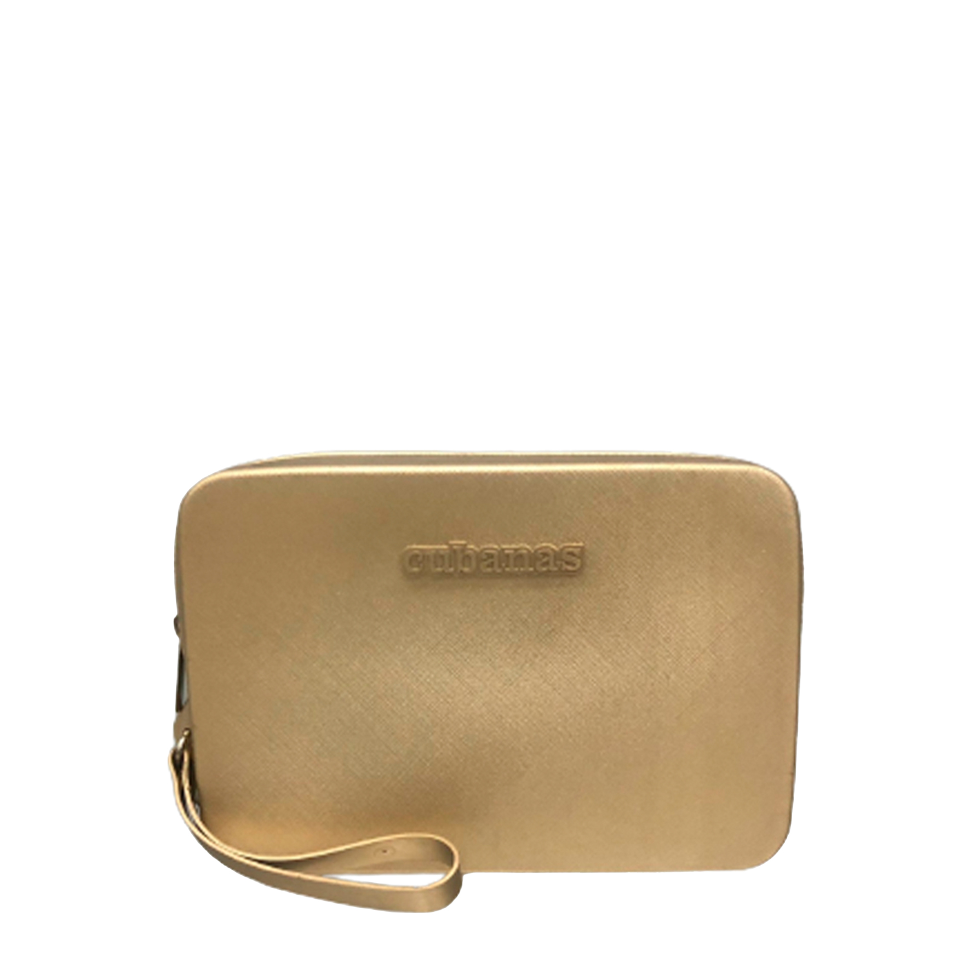 Cubanas Mala Clutch Gold