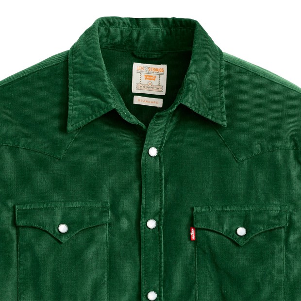 Camisa Levis Camisa Barstow Western Python Green