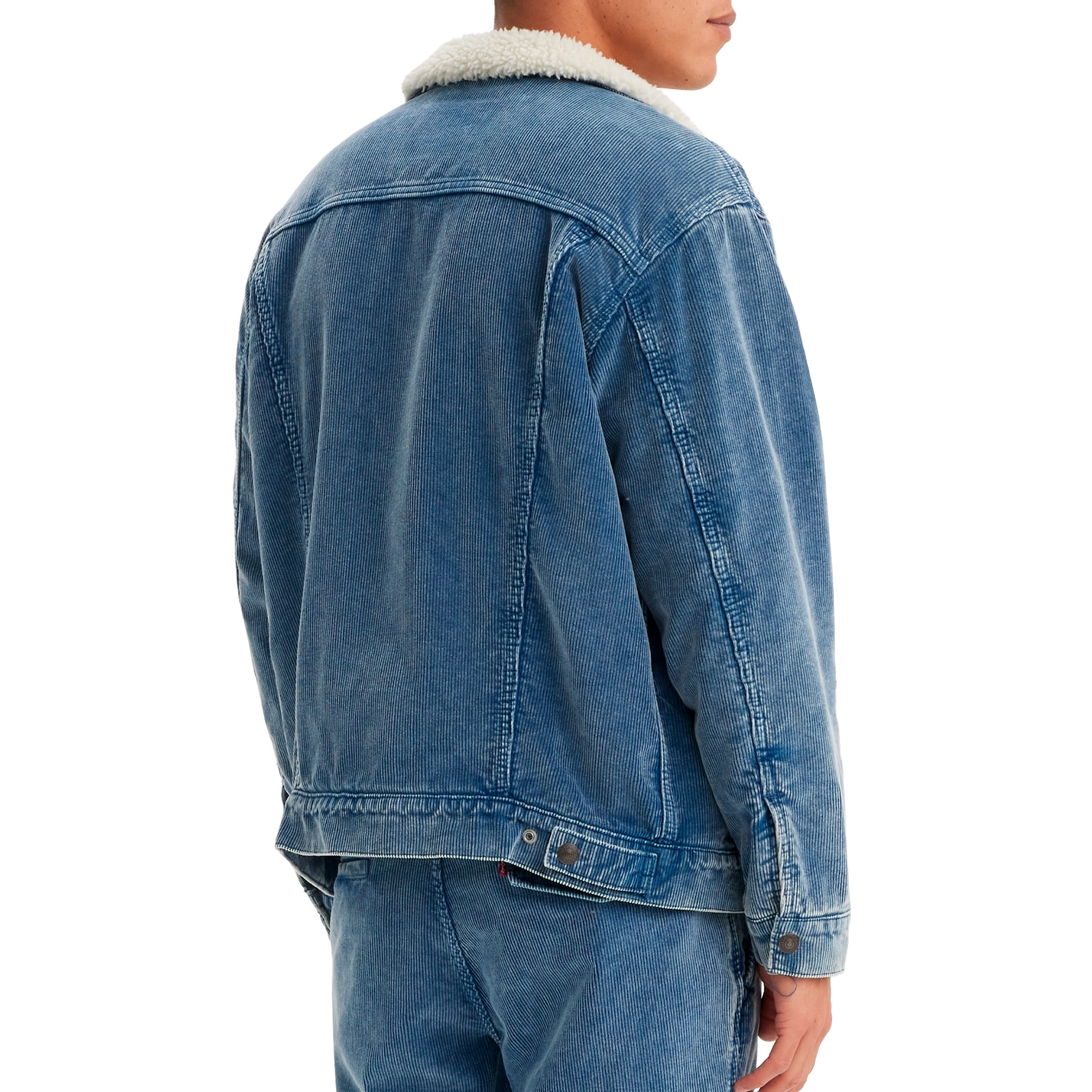 Levis Casaco Relaxed Fit Sherpa Trkr Blue