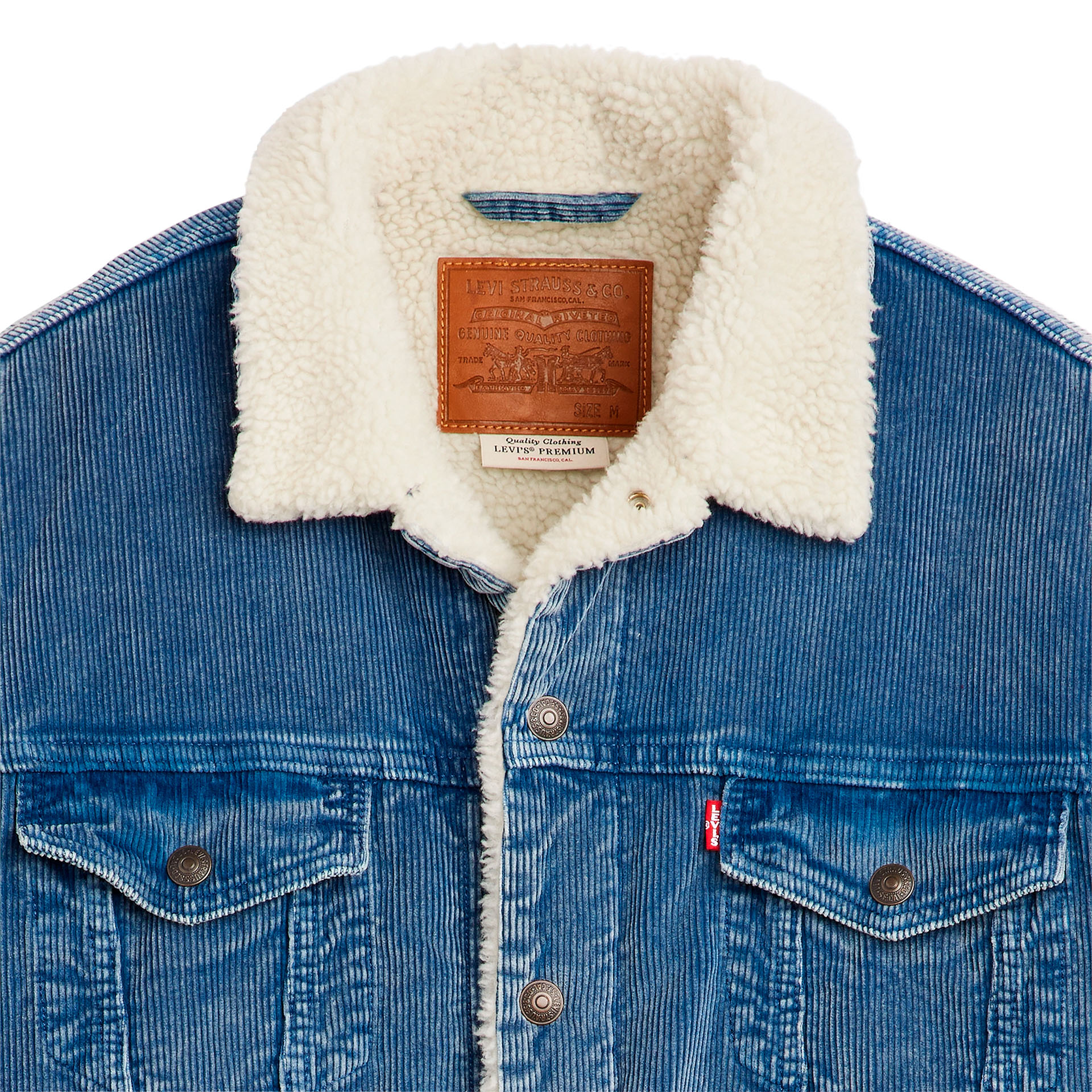 Levis Casaco Relaxed Fit Sherpa Trkr Blue