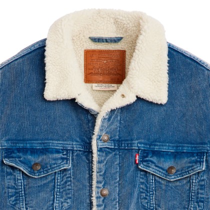 Levis Casaco Relaxed Fit Sherpa Trkr Blue
