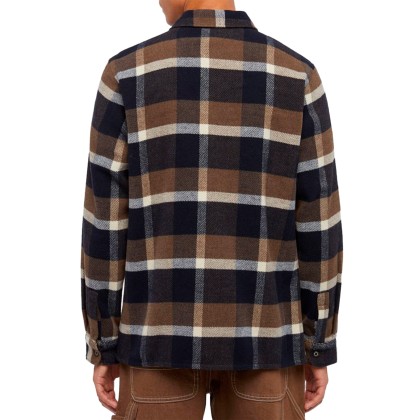 Dickies Camisa  Plaid Coaling Mushroom