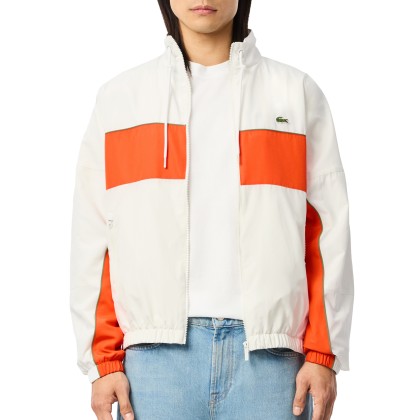 Casaco Lacoste Casaco Bh2887 White Orange