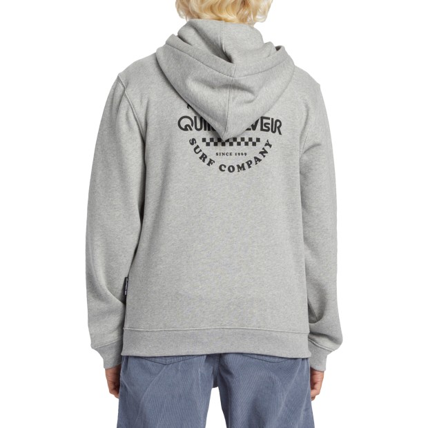 Sweat Quiksilver Sweat Zip Graphic Light Grey