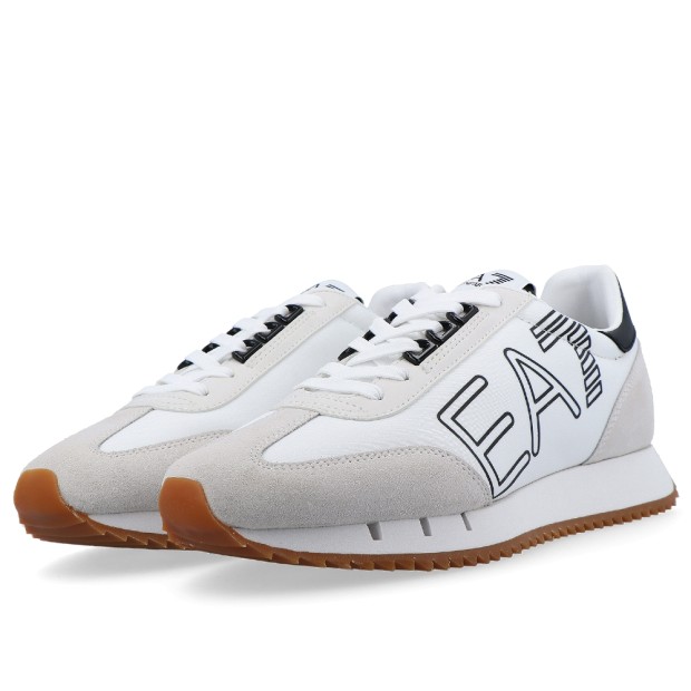 Sapatilha Emporio Armani X8x101 Xk257 White Black