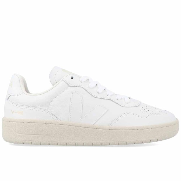 Sapatilha Veja V-90 O.t. Leather Extra White