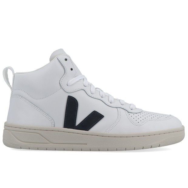 Sapatilha Veja V-15 Leather Extra White Nautico