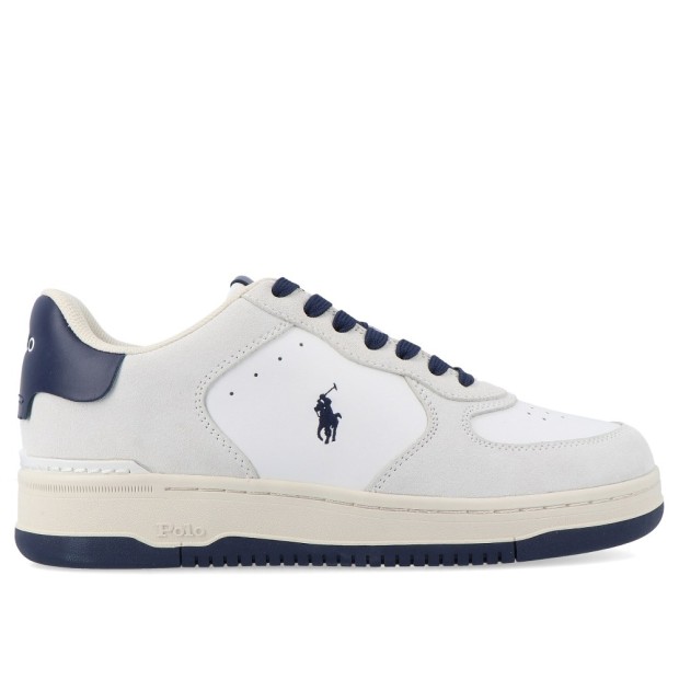 Sapatilha Polo Ralph Lauren Masters Crt Sk Ltl White