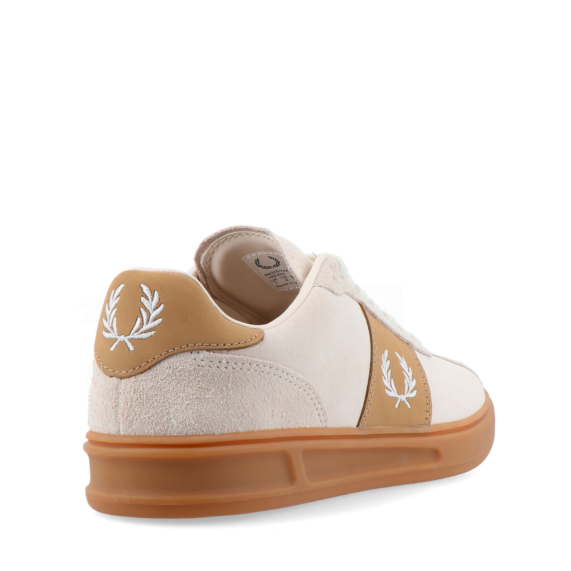 Fred Perry B4 Suede Ecru Snow White