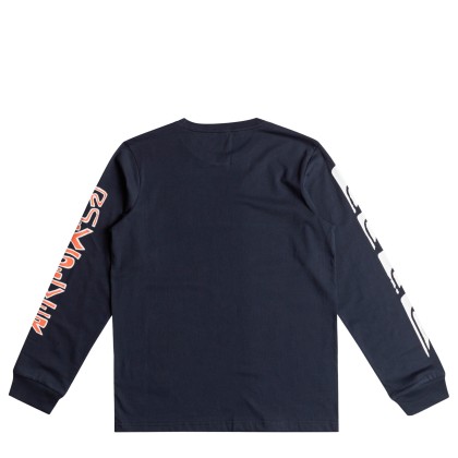 Quiksilver Longsleeve Warped Navy Quiksilver Longsleeve Warped Navy