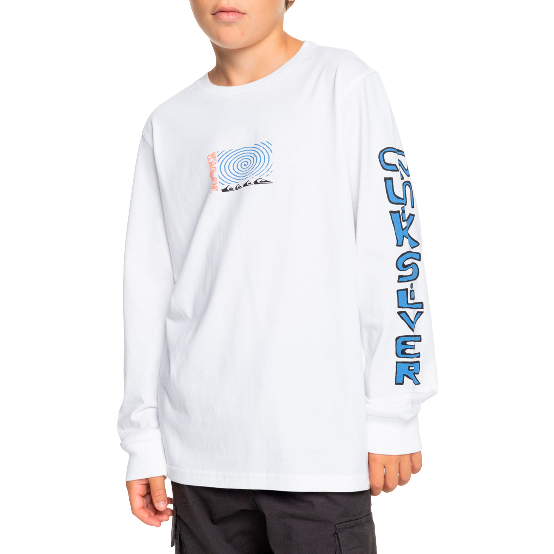 Quiksilver Longsleeve Warped White