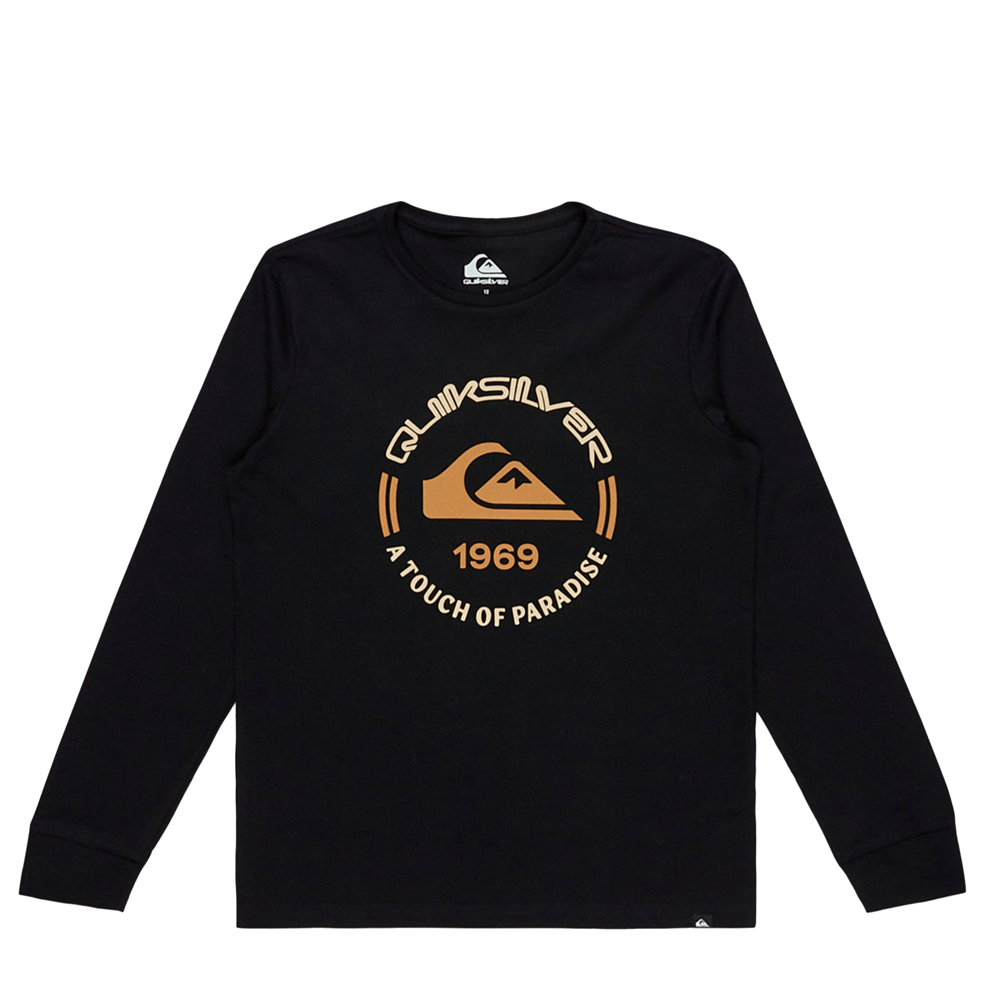 Quiksilver Longsleeve Circle Logo Black