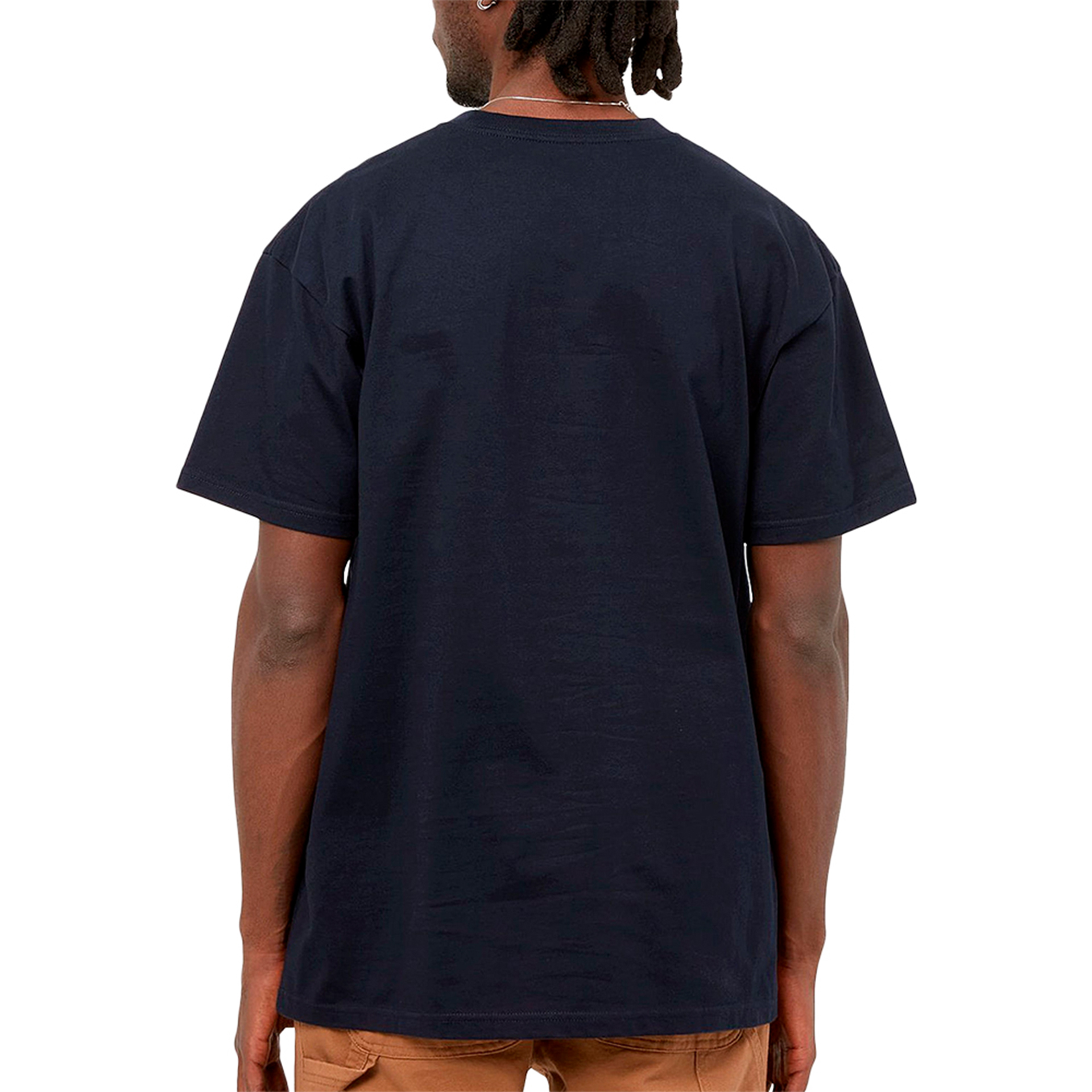 Carhartt Wip T-shirt Chase Dark Navy/Gold