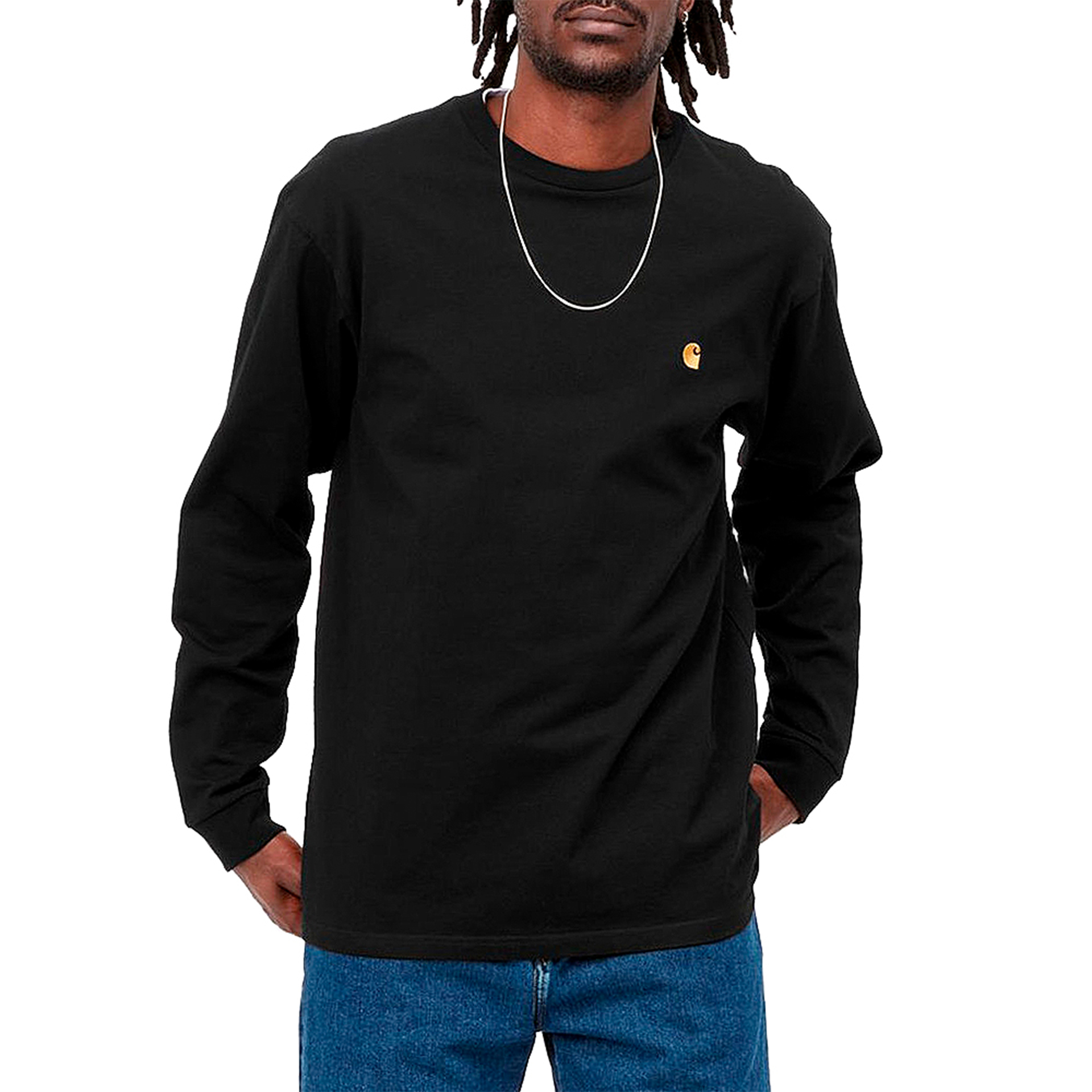 Carhartt Wip Longsleeve Chase Black/Gold