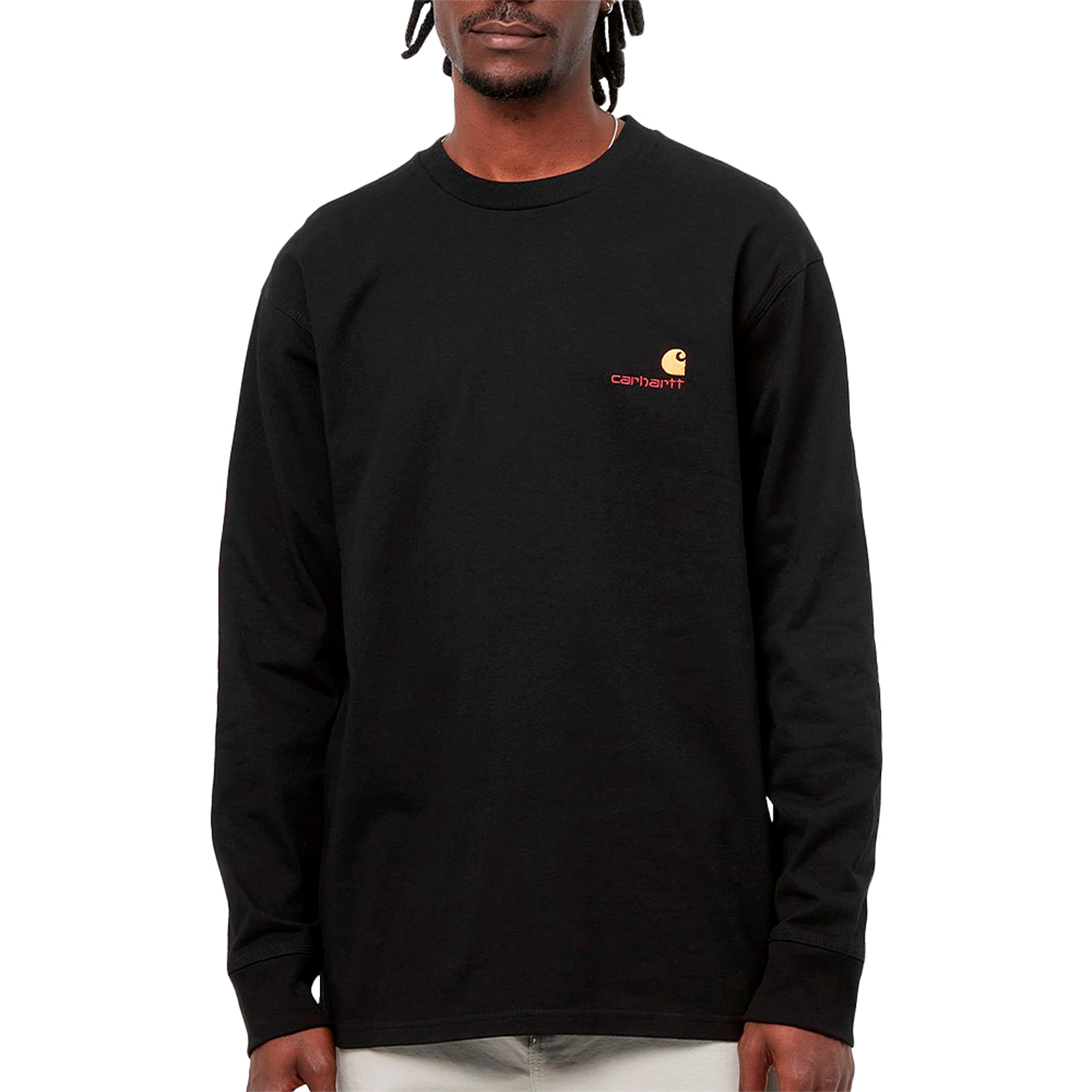Carhartt Wip Longsleeve American Script Black