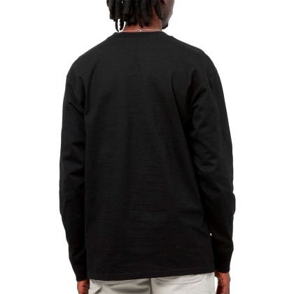 Carhartt Wip Longsleeve American Script Black Carhartt Wip Longsleeve American Script Black