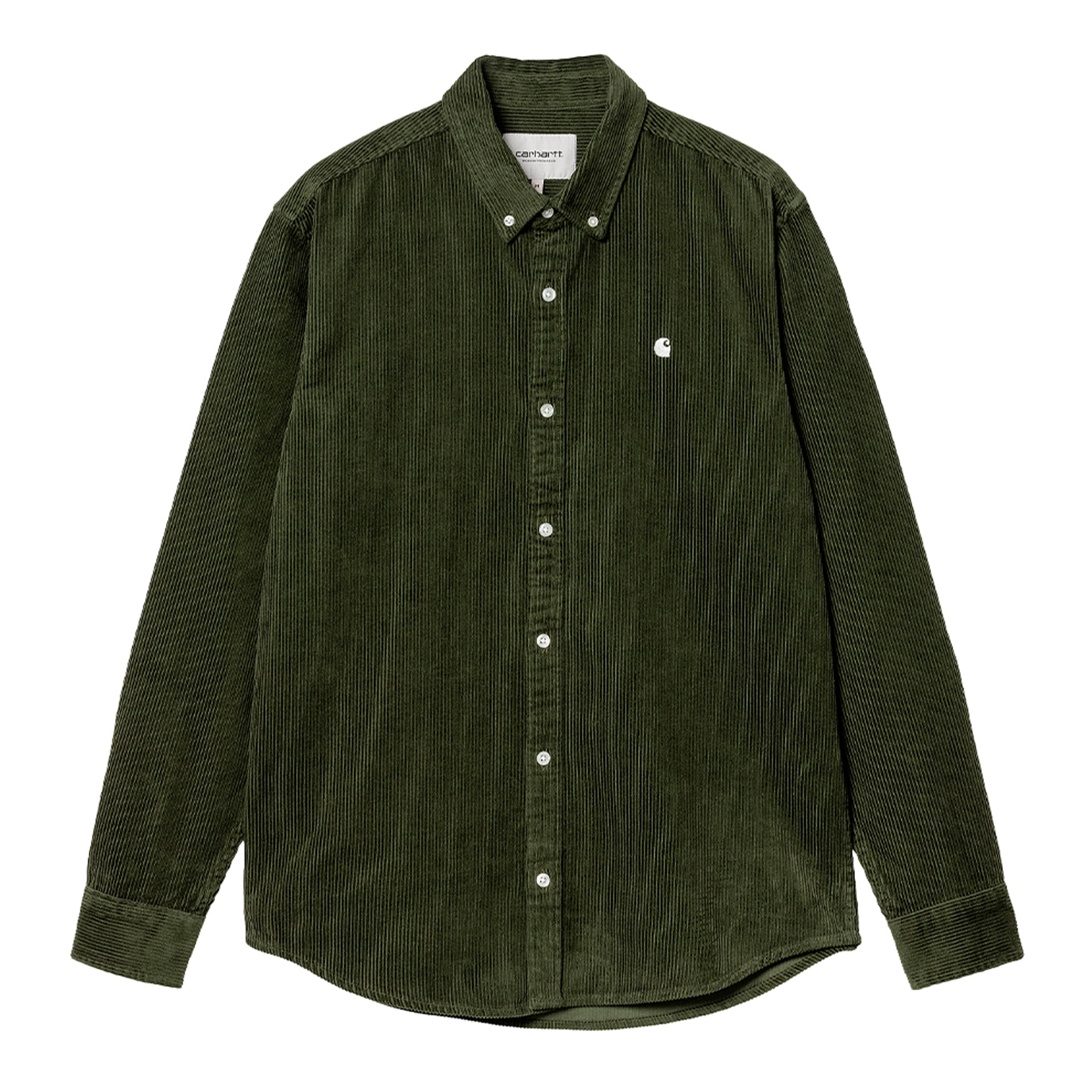 Carhartt Wip Camisa Madison Cord Tarragon/Wax