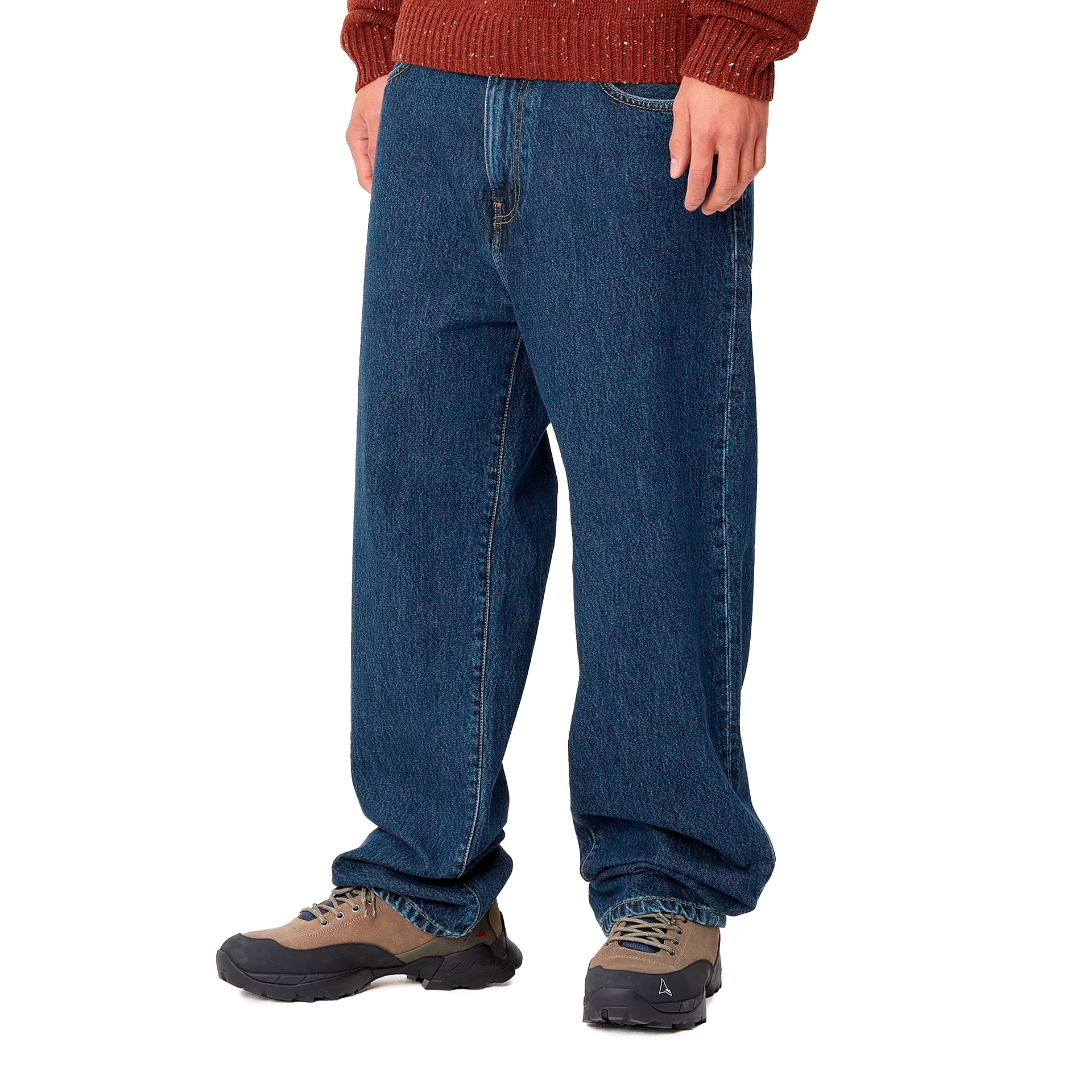 Carhartt Wip Calça Aaron Stone Blue