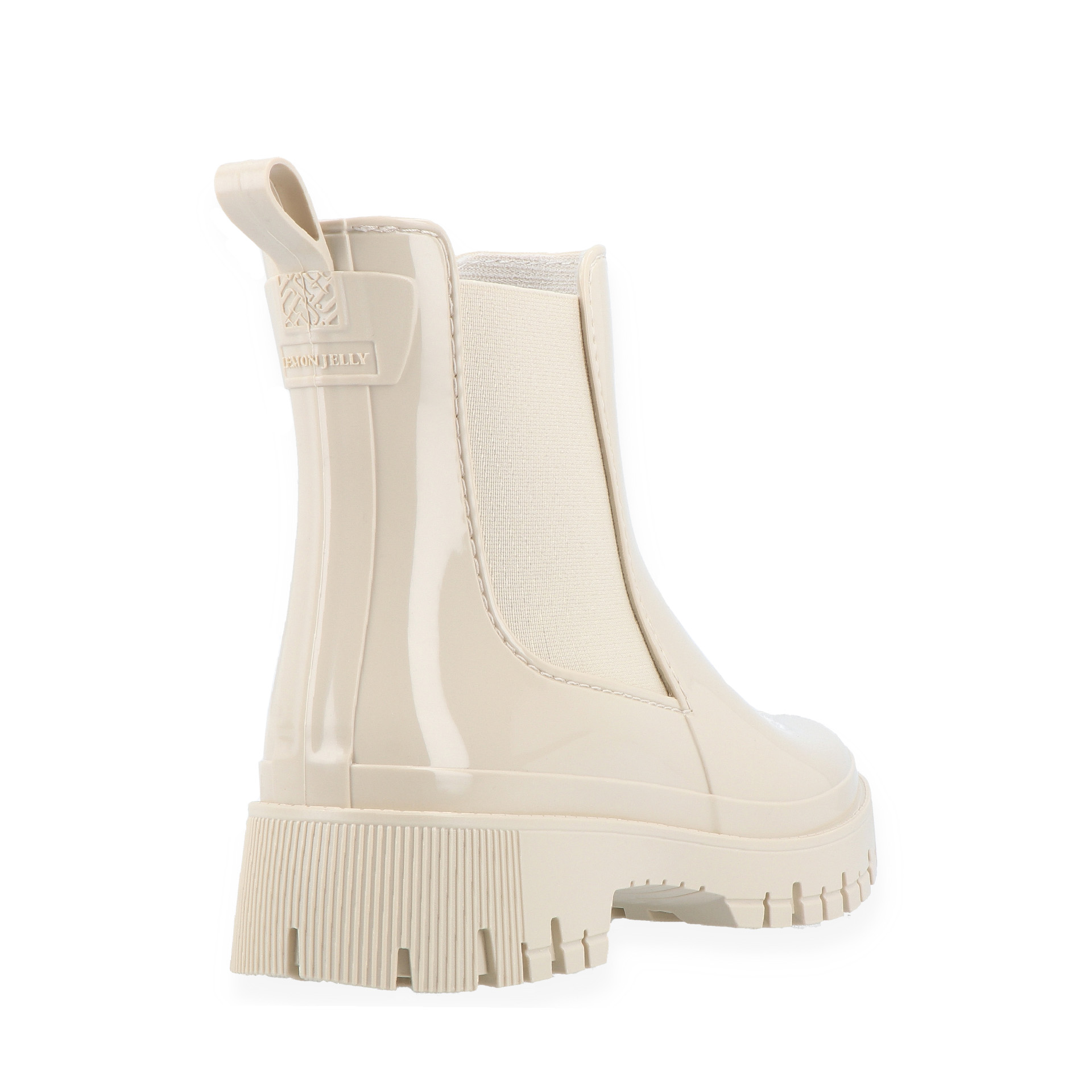 Lemon Jelly Botins Brancos Vegan Resistentes À Água Oat Milk