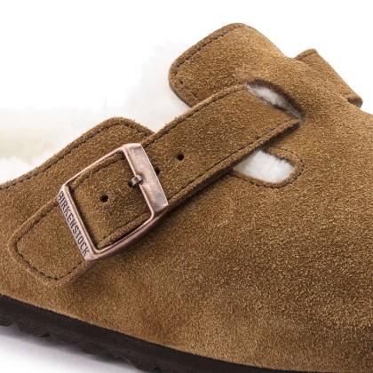 Birkenstock Boston Shearling Suede Leather/fur