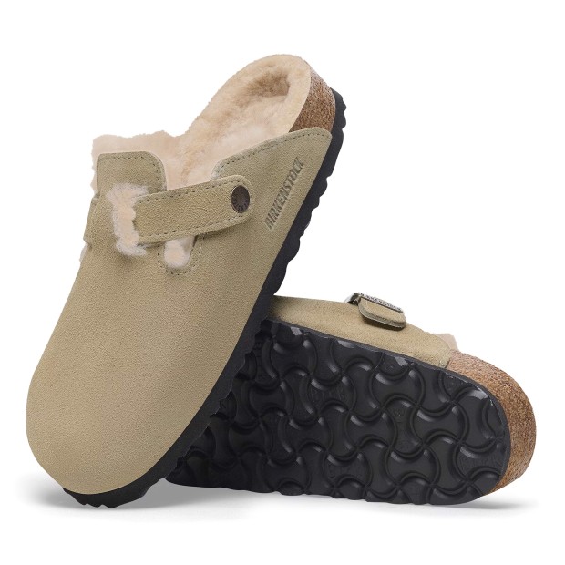 Birkenstock Boston Shearling Suede Leather/fur