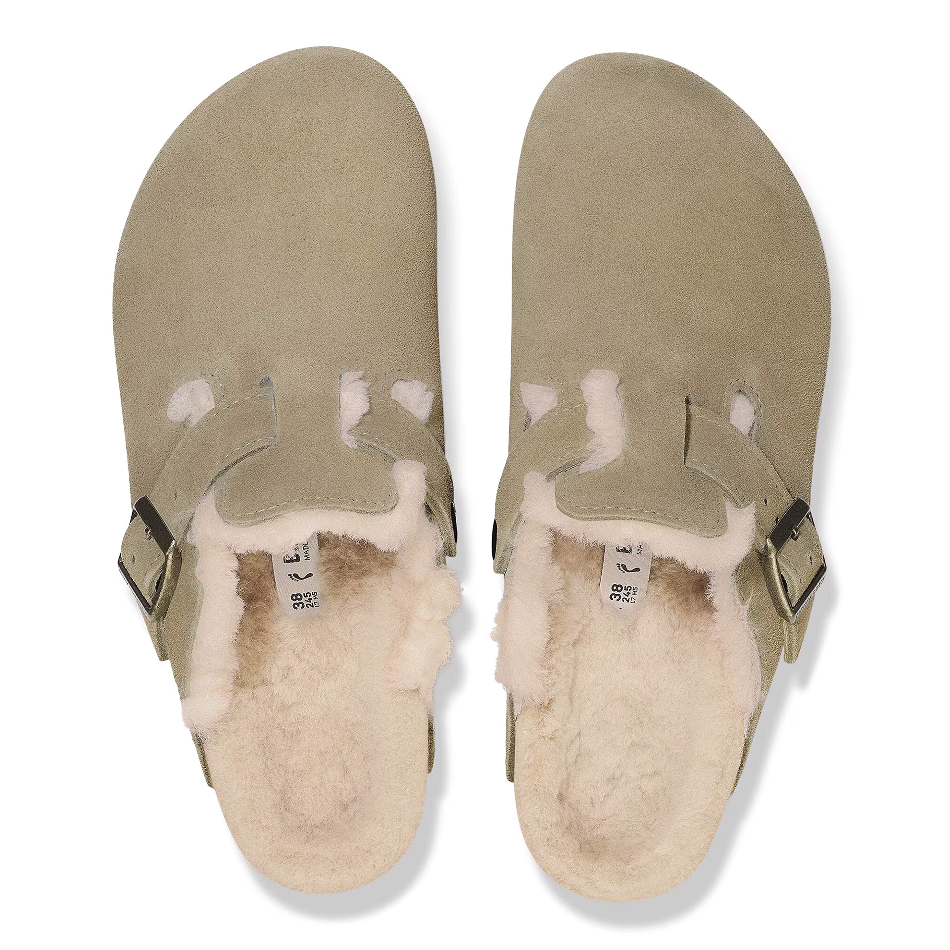 Birkenstock Boston Shearling Suede Leather/fur