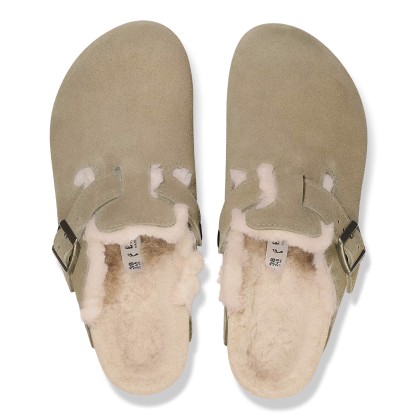 Birkenstock Boston Shearling Suede Leather/fur