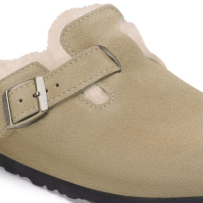 Birkenstock Boston Shearling Suede Leather/fur