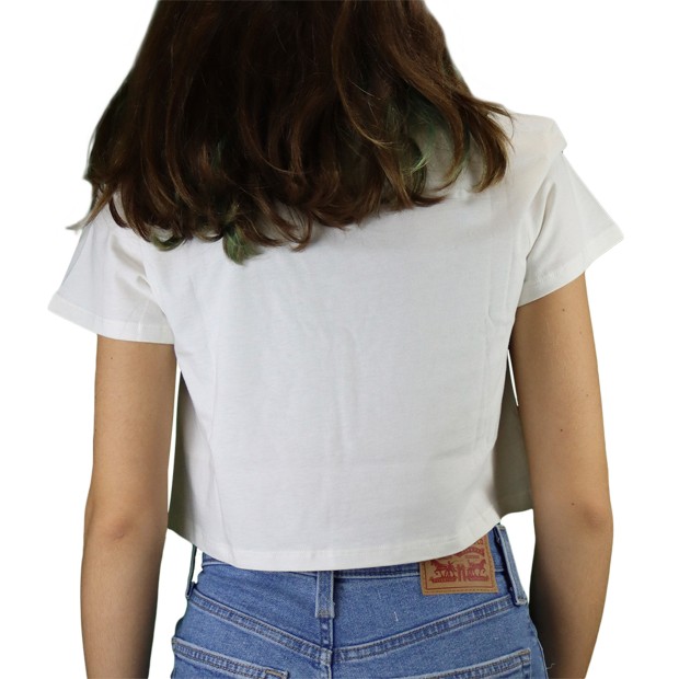 Kendall+kylie T-shirt Cropped Logo Off Whi