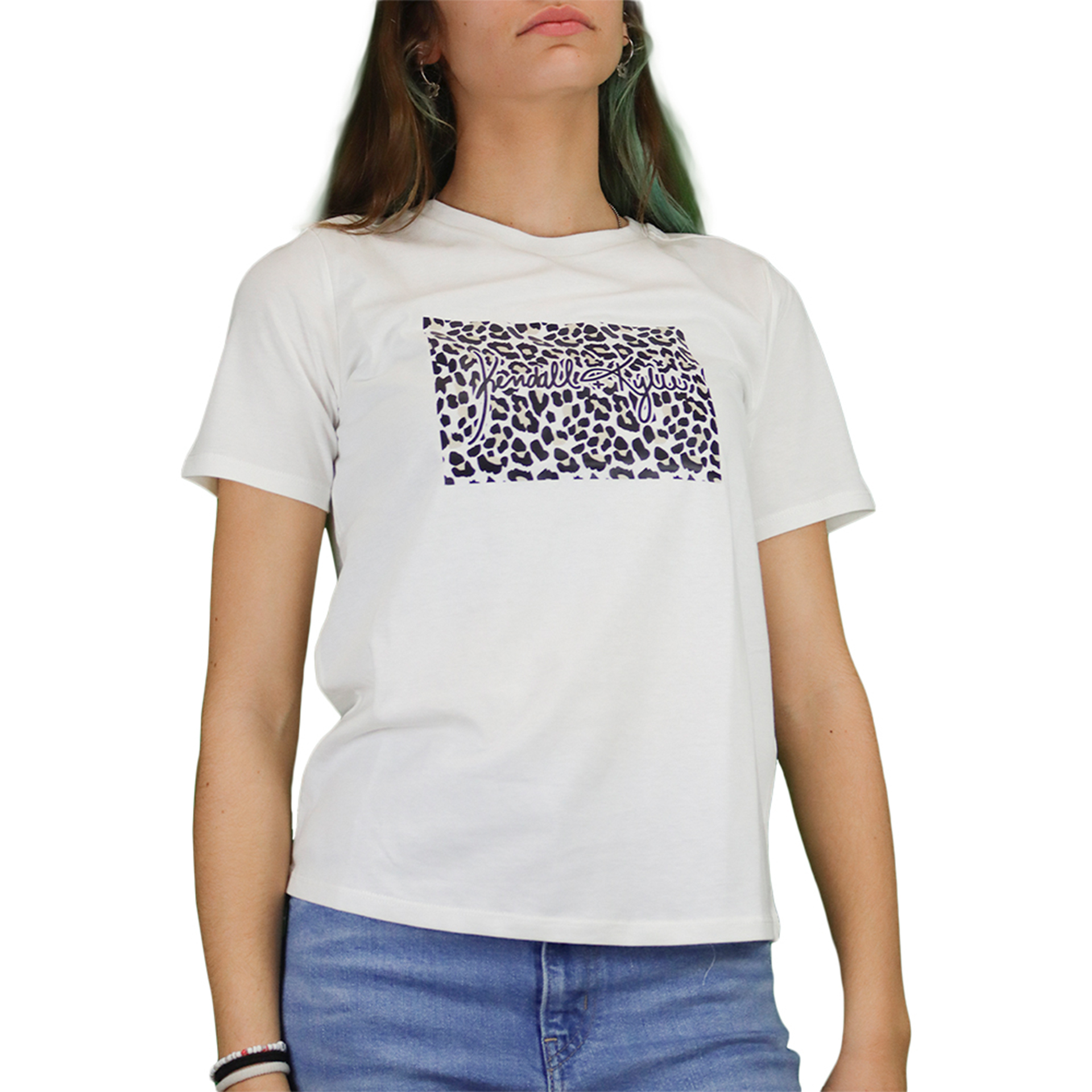 Kendall+kylie T-shirt Print Patch Off Whit