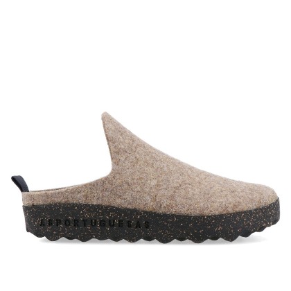 As Portuguesas Calado-come Tweed/felt Taupe (352)