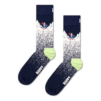 Happy Socks Snowy Night Sock Marinho
