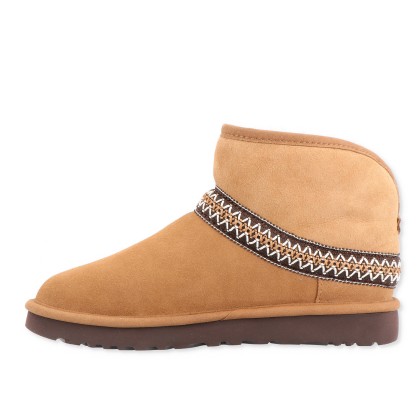 Ugg Bota W Classic Mini Crescent Chestnut
