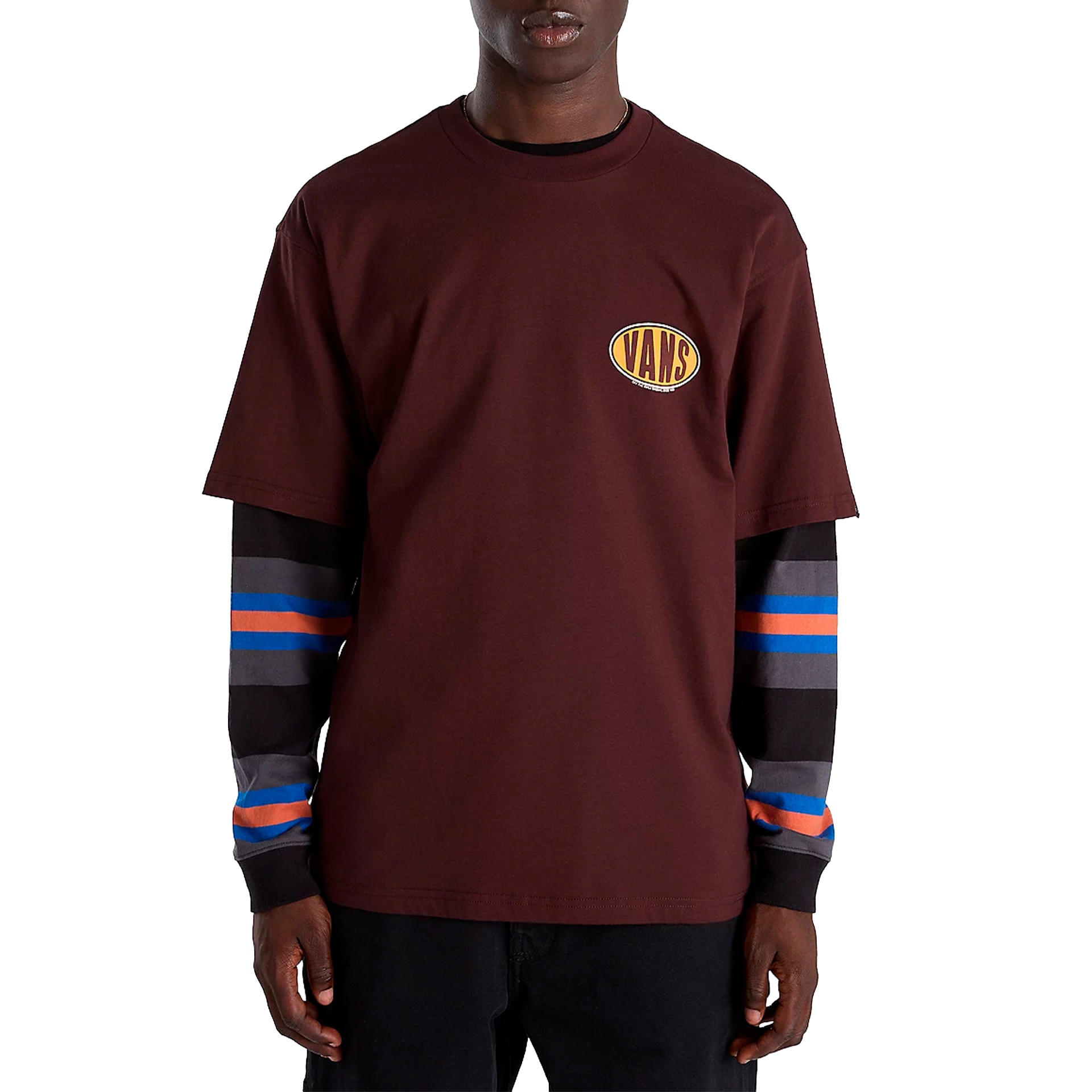 Vans T-shirt Spray On Ss Bitter Chocolate