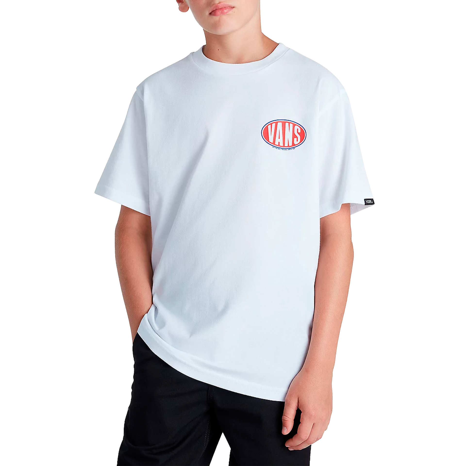 Vans T-shirt Spray On Ss White