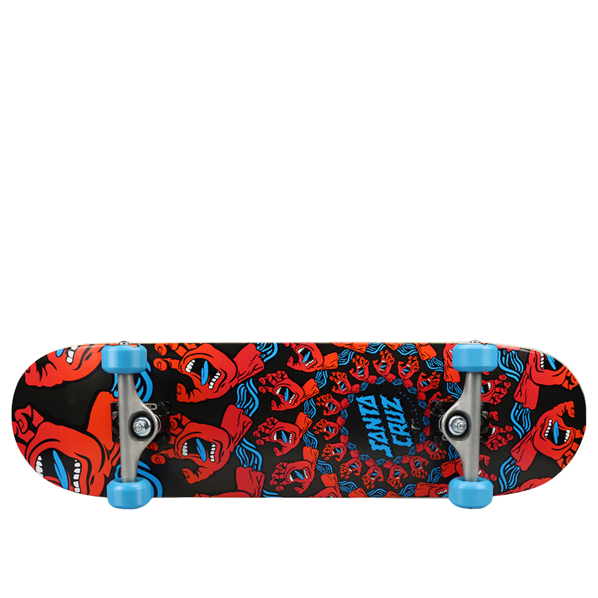 Santa Cruz Skate Complete Mandala Hand Full Red Blue 8