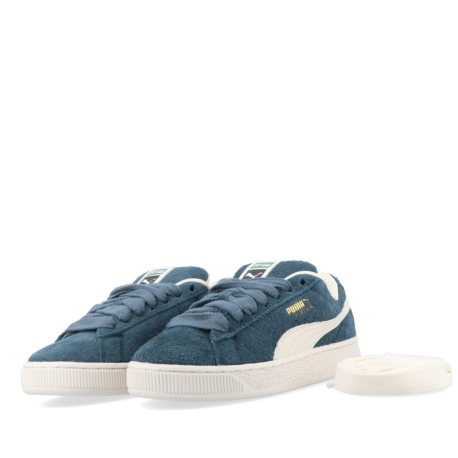 Puma Suede Xl Hairy - Gray Skies-frosted Ivory