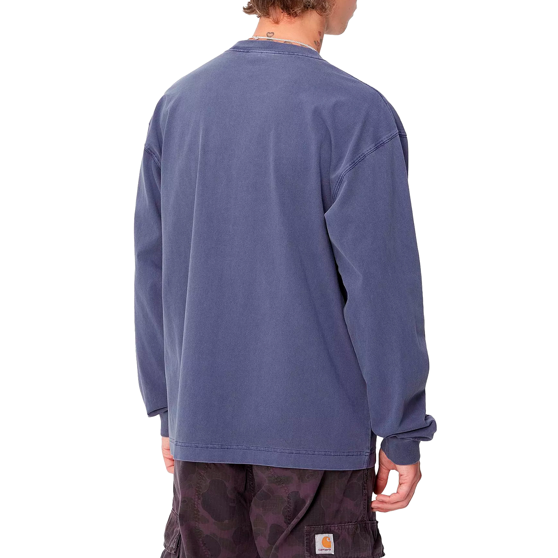 Carhartt Wip L/s Vista T-shirt Aura /garment Dyed