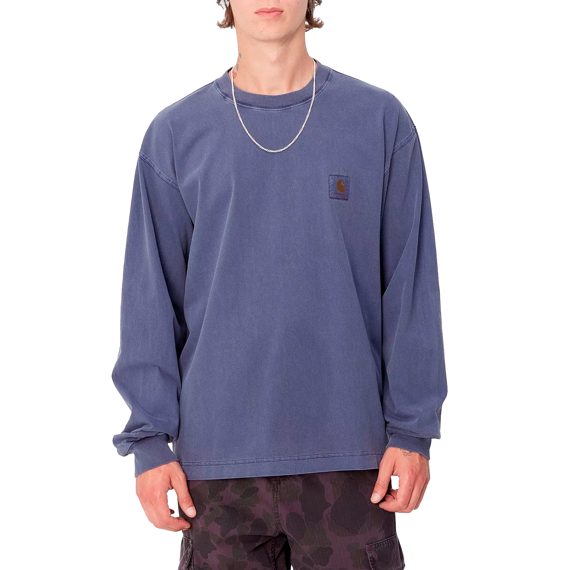 Carhartt Wip L/s Vista T-shirt Aura /garment Dyed