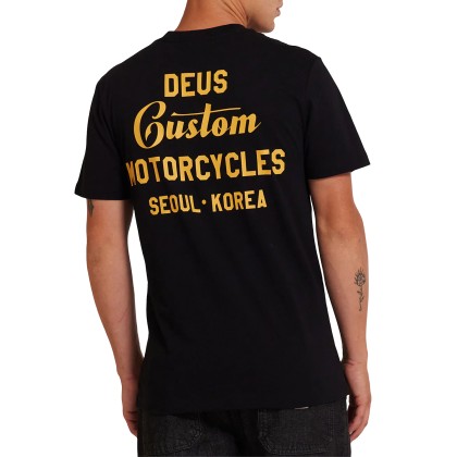 Deus Ex Machina T-shirt Time Taker Black Deus Ex Machina T-shirt Time Taker Black