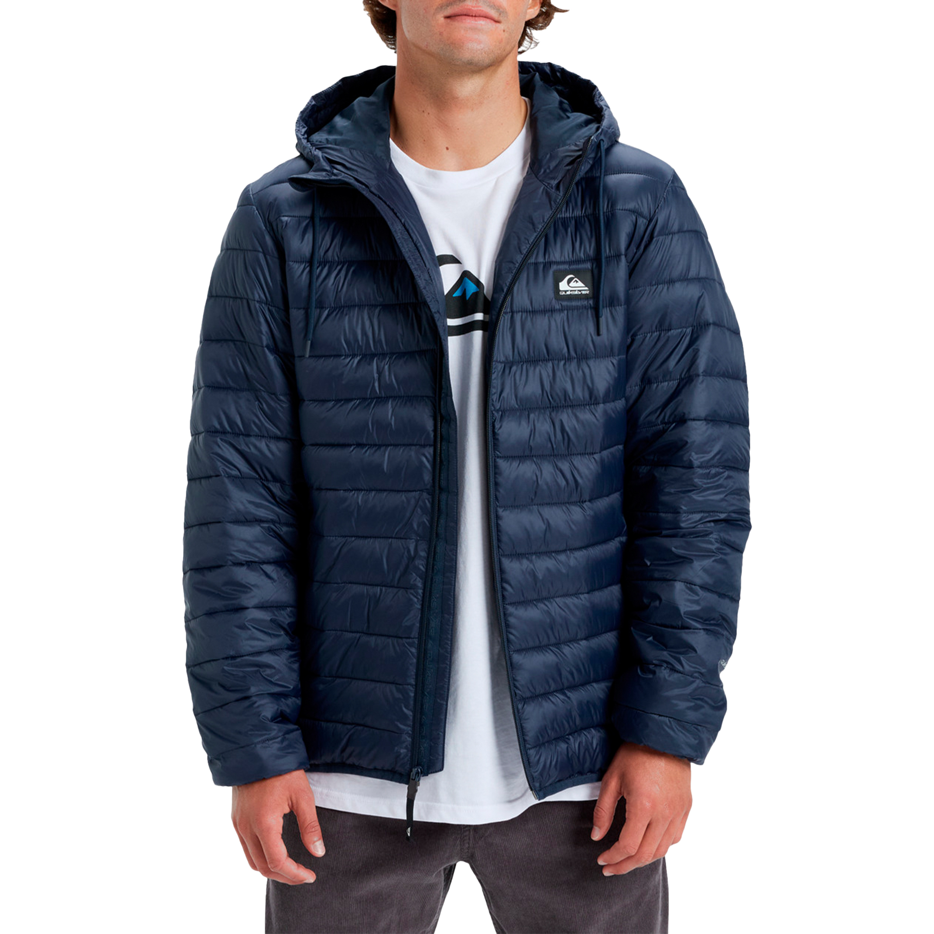 Quiksilver Casaco Scaly Hood Blue