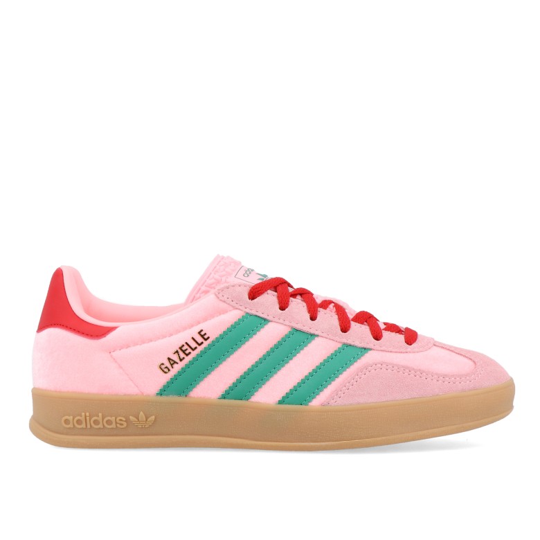 adidas Originals Gazelle Indoor W Court Green Glow Pink Gum